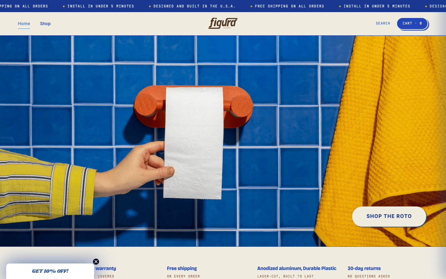 Figura Studio — website screenshot