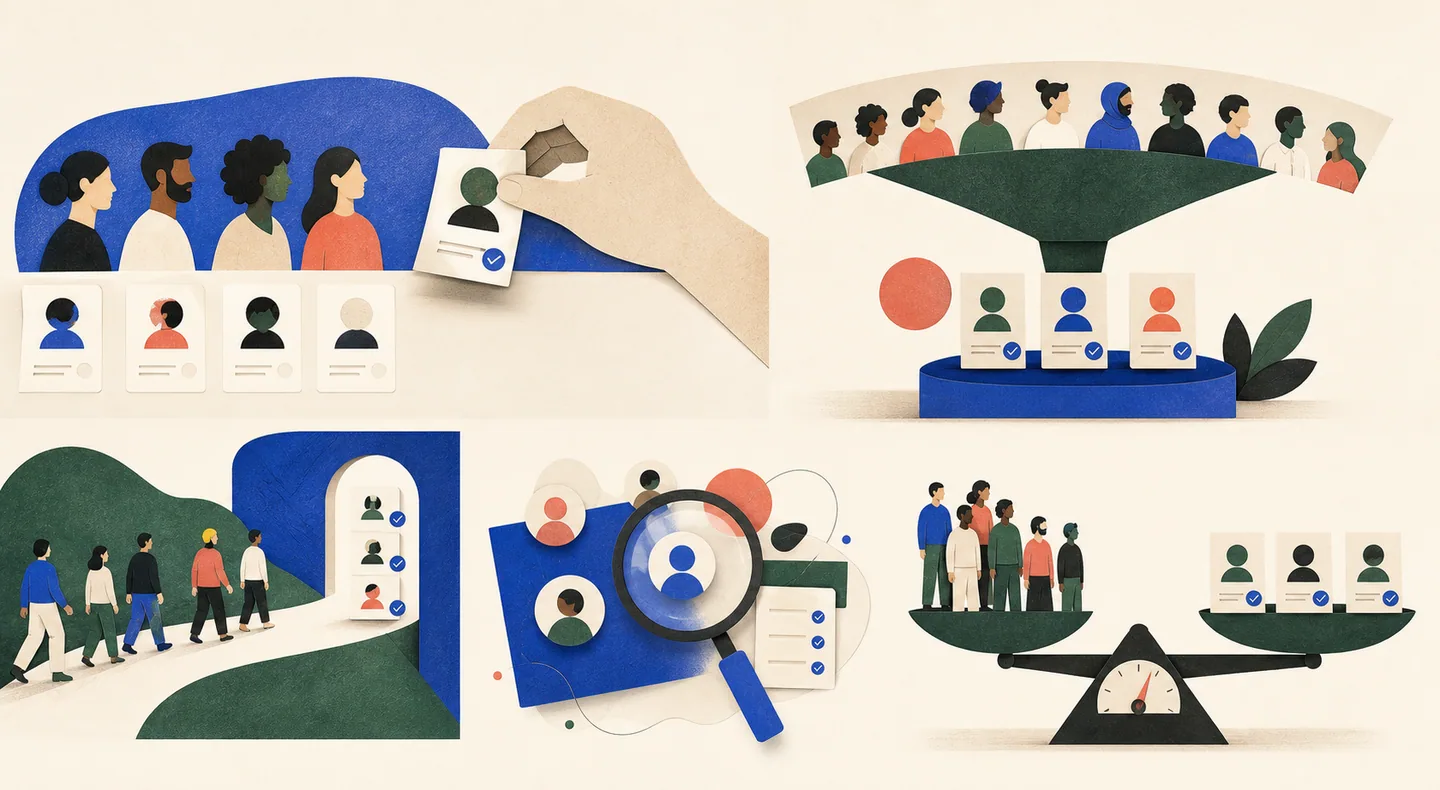 Generated ads cluster into similar families before strong representatives from different families form a diverse shortlist.