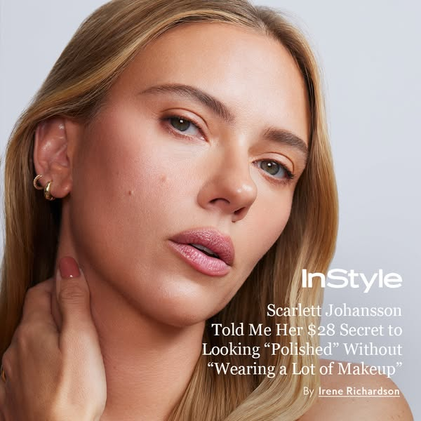Scarlett Johansson InStyle editorial creative — Runner-up